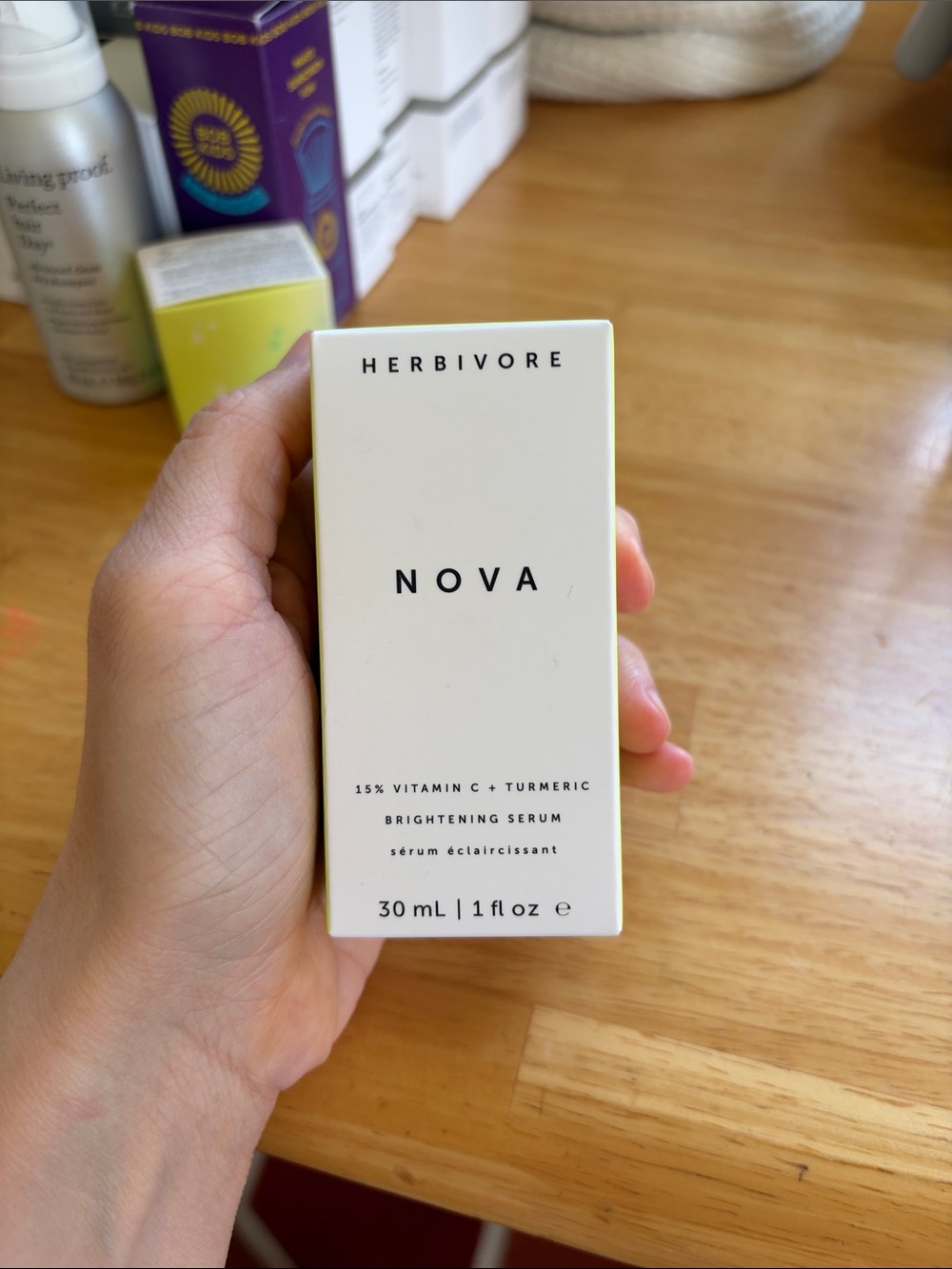 NEW! Herbivore NOVA Brightening Serum - White